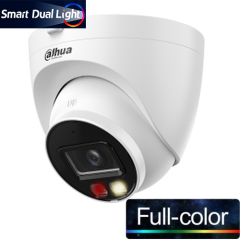 DAHUA IPC-HDW1249T-S-IL 2Mpix, 2,8mm Lens, SD Kart, Smart Dual Light, H265+, 30Mt Gece Görüşü, Dahili Mikrofon, IP67, PoE Dome IP Kamera
