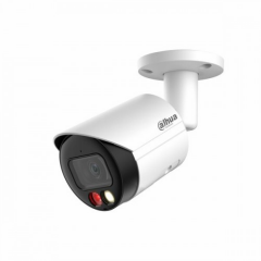 DAHUA IPC-HFW1249S-S-IL 2Mpix, 3,6mm Lens, SD Kart, Smart Dual Light, H265+, 30Mt Gece Görüşü, Dahili Mikrofon, IP67, PoE Bullet IP Kamera