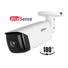 DAHUA IPC-HFW3441T-AS-P-0210B 4Mpix, 2,1mm Lens, SD Kart, Starlight, H265+, 20Mt Gece Görüşü, Dahili Mikrofon, IP67, PoE, WizSense Bullet IP Kamera