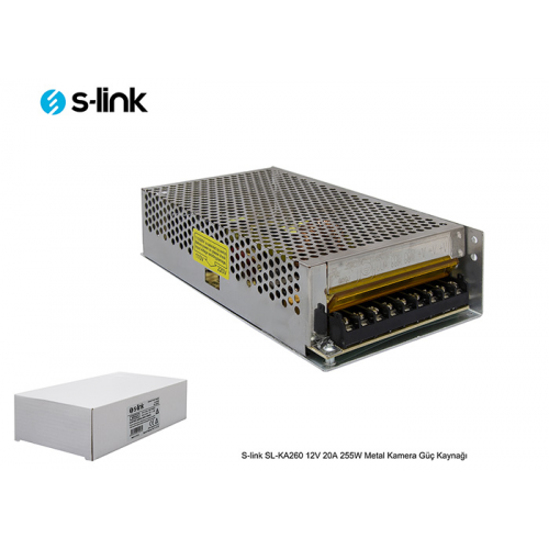 S-LINK SL-KA260, 12V, 20A, Switch Mode, DC ADAPTÖR