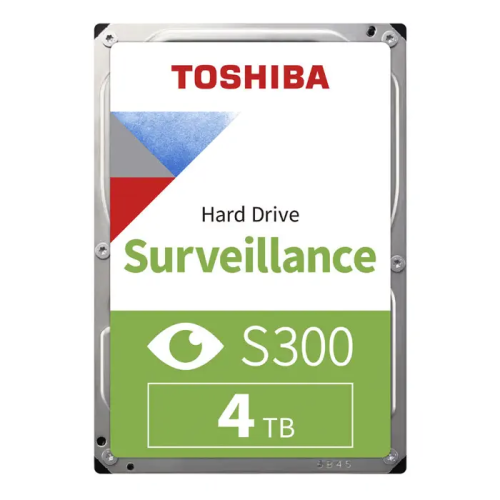 TOSHIBA S300, HDWT840UZSVA, 3.5'', 4TB, 256Mb 5400 Rpm, 7/24 Güvenlik HDD