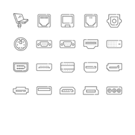 DÖNÜŞTÜRÜCÜLER - AKSESUARLAR - HDMI VGA KABLOLAR